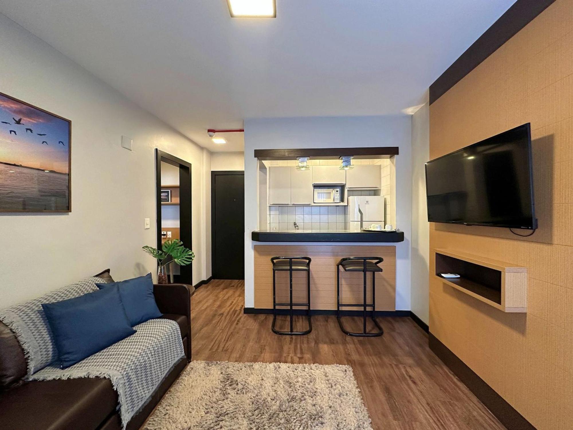Central Park Flat Residence - Home Time Florianópolis Dış mekan fotoğraf